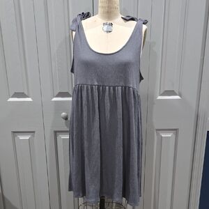 WILD FABLE Gray Sleeveless Women's DRESS XXL